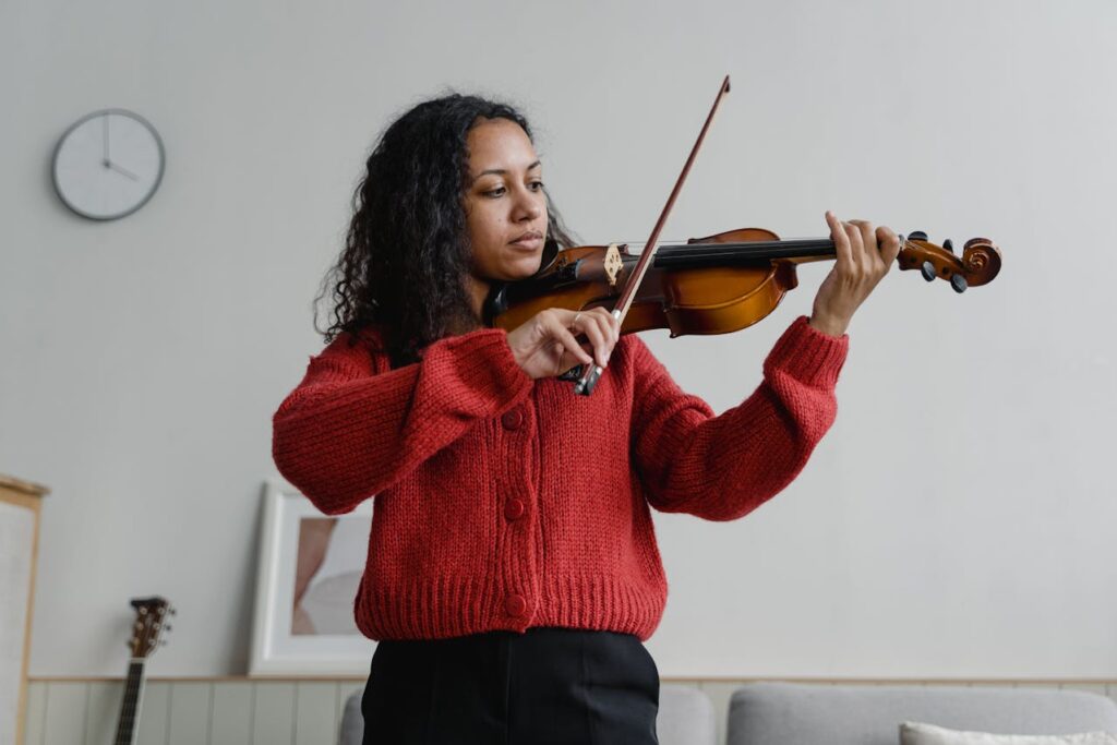 Ragazza che suona il violino