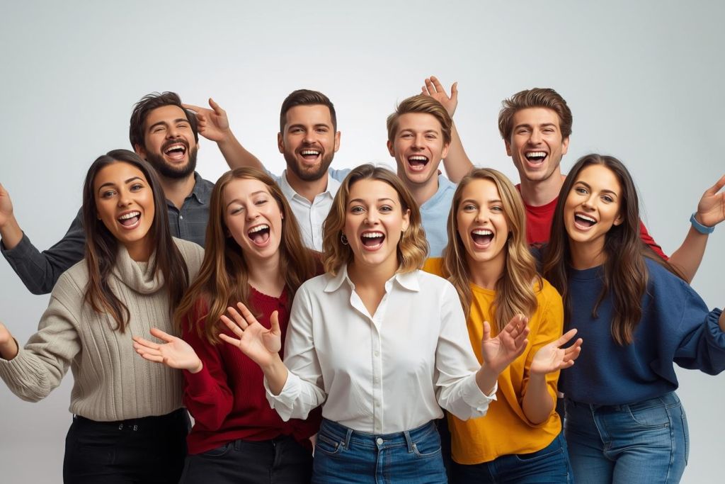 Persone che cantano assieme